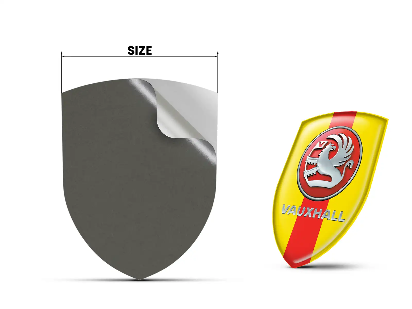 Vauxhall Pegatinas Silicona Auto Profesional Diseño Personalizable